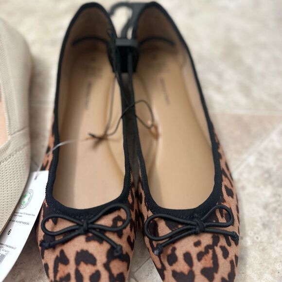 Time and Tru Women's String Bow Ballet Flats Size 6 - Picture 3 of 3